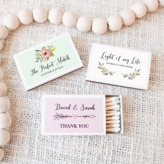 Wedding Matches - Floral (set of 50)